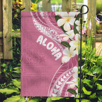 Aloha Hawaii Festive Garden Flag Frangipani Lace Classic - Rosy LT7 Garden Flag Pink - Polynesian Pride
