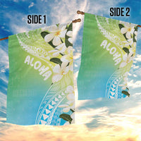 Aloha Hawaii Festive Garden Flag Frangipani Lace Classic - Summer Vibes LT7 - Polynesian Pride