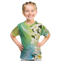 Aloha Hawaii Festive Kid T Shirt Frangipani Lace Classic - Summer Vibes