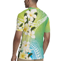 Aloha Hawaii Festive Rugby Jersey Frangipani Lace Classic - Summer Vibes