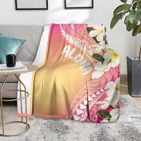 Aloha Hawaii Festive Blanket Frangipani Lace Classic - Spring Vibes