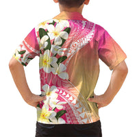 Aloha Hawaii Festive Family Matching Short Sleeve Bodycon Dress and Hawaiian Shirt Frangipani Lace Classic - Spring Vibes