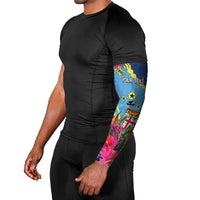 Personalized Malampa Fiji Day Together We Grow Arm Sleeves Special Tapa Mix - Polynesian Pride