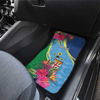 Personalized Malampa Fiji Day Together We Grow Car Mats Special Tapa Mix - Polynesian Pride