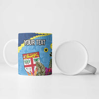Personalized Malampa Fiji Day Together We Grow Ceramic Mug Special Tapa Mix LT7 - Polynesian Pride