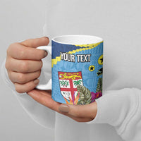 Personalized Malampa Fiji Day Together We Grow Ceramic Mug Special Tapa Mix LT7 - Polynesian Pride