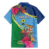 Personalized Malampa Fiji Day Together We Grow Family Matching Mermaid Dress and Hawaiian Shirt Special Tapa Mix - Polynesian Pride