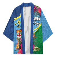 Personalized Malampa Fiji Day Together We Grow Kimono Special Tapa Mix - Polynesian Pride