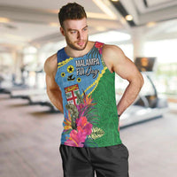 Personalized Malampa Fiji Day Together We Grow Men Tank Top Special Tapa Mix - Polynesian Pride