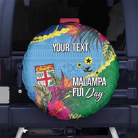 Personalized Malampa Fiji Day Together We Grow Spare Tire Cover Special Tapa Mix - Polynesian Pride