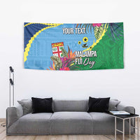 Personalized Malampa Fiji Day Together We Grow Tapestry Special Tapa Mix - Polynesian Pride