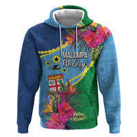 Personalized Malampa Fiji Day Together We Grow Zip Hoodie Special Tapa Mix LT7 Pullover Hoodie Colorful - Polynesian Pride
