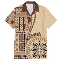 Samoa Siapo Motif Family Matching Short Sleeve Bodycon Dress and Hawaiian Shirt Classic Style LT7