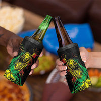 Personalised Reggae Jawaiian Festive 4 in 1 Can Cooler Tumbler Mix Polynesian