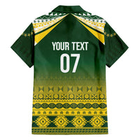 Cook Islands Rugby Custom Family Matching Off Shoulder Short Dress and Hawaiian Shirt Kuki Avaiki - Polynesian Pride
