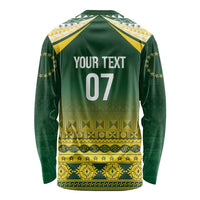 Cook Islands Rugby Custom Long Sleeve Shirt Kuki Avaiki LT7 - Polynesian Pride