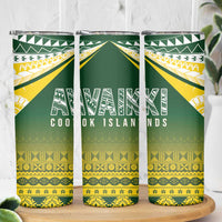 Cook Islands Rugby Skinny Tumbler Kuki Avaiki LT7 - Polynesian Pride