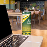 Cook Islands Rugby Skinny Tumbler Kuki Avaiki LT7 - Polynesian Pride