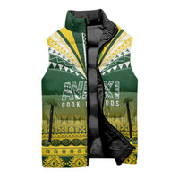 Cook Islands Rugby Custom Sleeveless Puffer Jacket Kuki Avaiki LT7 - Polynesian Pride