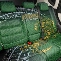 Cook Islands Rugby Kuki Avaiki Back Car Seat Cover Tribal Turtle LT7 - Polynesian Pride