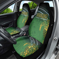 Cook Islands Rugby Kuki Avaiki Car Seat Cover Tribal Turtle LT7 - Polynesian Pride
