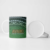 Cook Islands Rugby Kuki Avaiki Ceramic Mug Tribal Turtle LT7 - Polynesian Pride