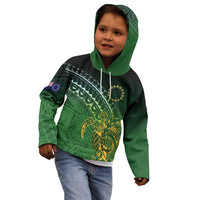 Cook Islands Rugby Kuki Avaiki Kid Hoodie Tribal Turtle LT7 - Polynesian Pride