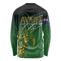 Cook Islands Rugby Kuki Avaiki Long Sleeve Shirt Tribal Turtle LT7 - Polynesian Pride