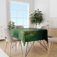 Cook Islands Rugby Kuki Avaiki Tablecloth Tribal Turtle - Polynesian Pride