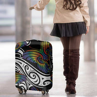 Aotearoa Takatapui Pride Luggage Cover Rainbow Butterfly - Free To Love