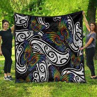Aotearoa Takatapui Pride Quilt Rainbow Butterfly - Free To Love