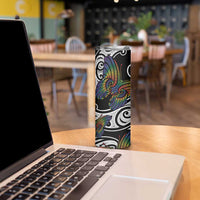 Aotearoa Takatapui Pride Skinny Tumbler Rainbow Butterfly - Free To Love