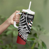 New Zealand Darts Personalised Tumbler With Handle Silver Fern Dynamic