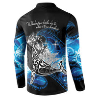 Maori Matariki Te Araroa Paikea Starry Button Sweatshirt Tangaroa Whakatauki