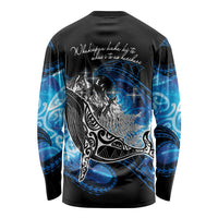 Maori Matariki Te Araroa Paikea Starry Long Sleeve Shirt Tangaroa Whakatauki