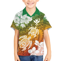 Kanaka Maoli Hawaii Flag Day Hawaiian Shirt Vibrant Frangipani LT7 - Polynesian Pride