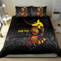 Personalized Papua New Guinea Milne Bay Bedding Set Bagi Necklace Mix Lime Pot Grunge