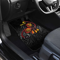 Personalized Papua New Guinea Milne Bay Car Mats Bagi Necklace Mix Lime Pot Grunge