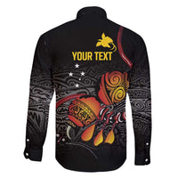 Personalized Papua New Guinea Milne Bay Family Matching Short Sleeve Bodycon Dress and Hawaiian Shirt Bagi Necklace Mix Lime Pot Grunge