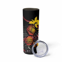 Personalized Papua New Guinea Milne Bay Skinny Tumbler Bagi Necklace Mix Lime Pot Grunge