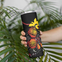 Personalized Papua New Guinea Milne Bay Skinny Tumbler Bagi Necklace Mix Lime Pot Grunge