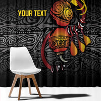 Personalized Papua New Guinea Milne Bay Window Curtain Bagi Necklace Mix Lime Pot Grunge