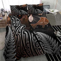 Aotearoa Maori - Australia Indigenous Bedding Set Koiri Whakairo Mix Aboriginal Art LT7 - Polynesian Pride