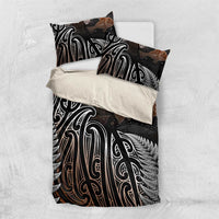 Aotearoa Maori - Australia Indigenous Bedding Set Koiri Whakairo Mix Aboriginal Art LT7 US Twin 172cm x 218cm Brown - Polynesian Pride