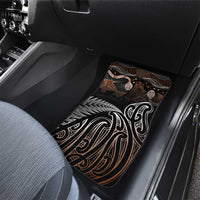 Aotearoa Maori - Australia Indigenous Car Mats Koiri Whakairo Mix Aboriginal Art - Polynesian Pride
