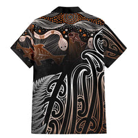Aotearoa Maori - Australia Indigenous Family Matching Mermaid Dress and Hawaiian Shirt Koiri Whakairo Mix Aboriginal Art - Polynesian Pride