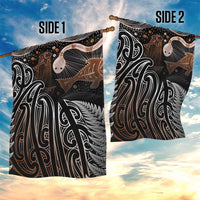 Aotearoa Maori - Australia Indigenous Garden Flag Koiri Whakairo Mix Aboriginal Art - Polynesian Pride