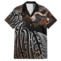 Aotearoa Maori - Australia Indigenous Hawaiian Shirt Koiri Whakairo Mix Aboriginal Art - Polynesian Pride