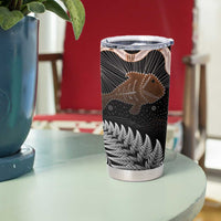 Aotearoa Maori - Australia Indigenous Tumbler Cup Koiri Whakairo Mix Aboriginal Art - Polynesian Pride