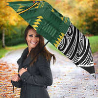 Rugby South Africa New Zealand Greatest Rivals Umbrella Tribal Motifs LT7 - Polynesian Pride